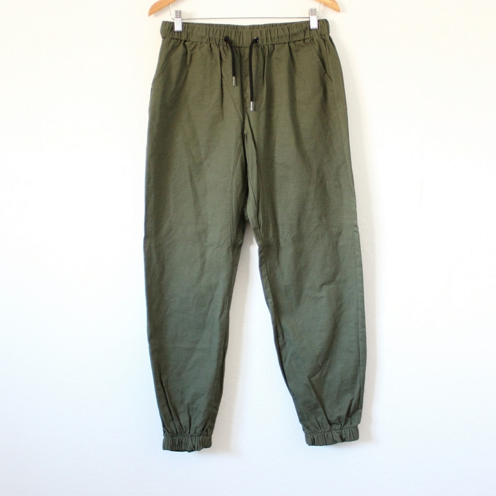 Olive green joggers